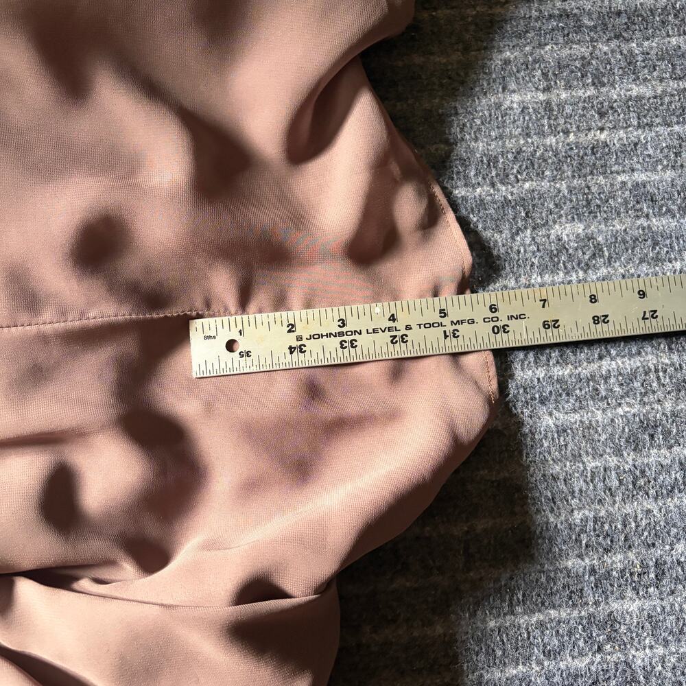Alfred Angelo Mocha Chiffon Bridesmaid/Prom Dress Size 10 Mocha 7243 - Picture 6 of 10